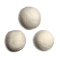 Organic Wool Dryer Balls 3-Pack