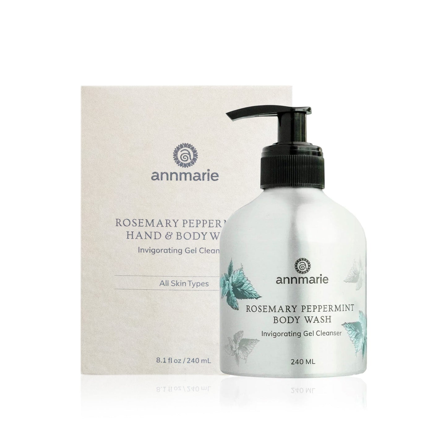 Rosemary Peppermint Hand & Body Wash (240ml)- Collective