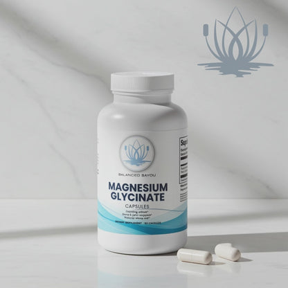 Chelated Magnesium Glycinate for Sleep & Relaxation | Balanced Bayou