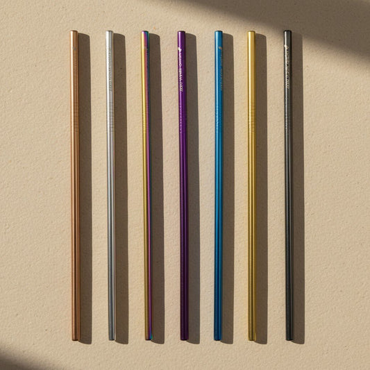 Reusable Metal Straws - Straight