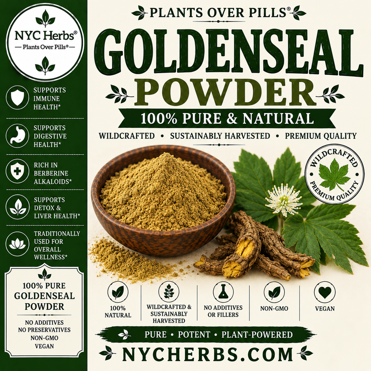 Goldenseal Root powder