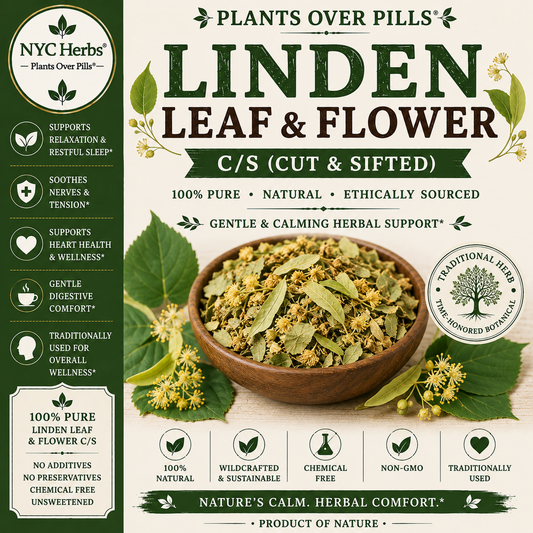 Linden Flower & Leaf | Calming Sleep Aid & Relaxation Herb