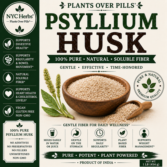 Psyllium Husk Powder | Digestive Cleanse & Cholesterol Support