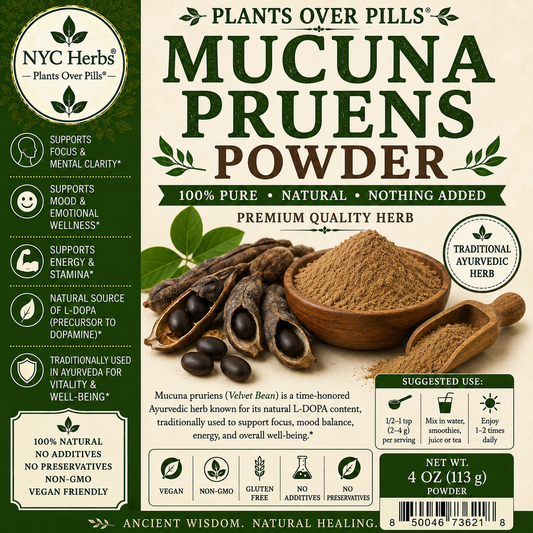 Mucuna Pruriens | Mood, Energy & Nerve Support