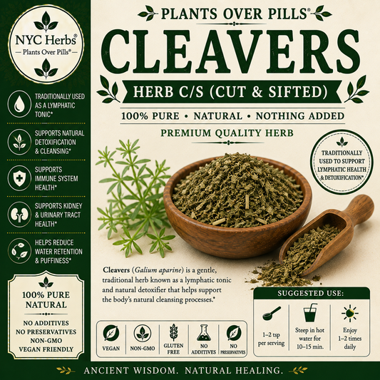 Cleavers Herb | Lymphatic Cleanse & Fluid Balance