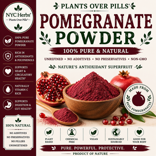 Pomegranate Powder | Antioxidant-Rich & Circulatory Support