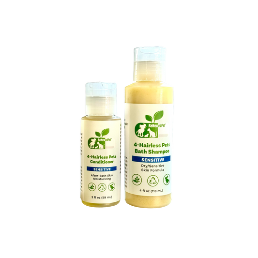 4-HAIRLESS PETS SENSITIVE SHAMPOO & CONDITIONER