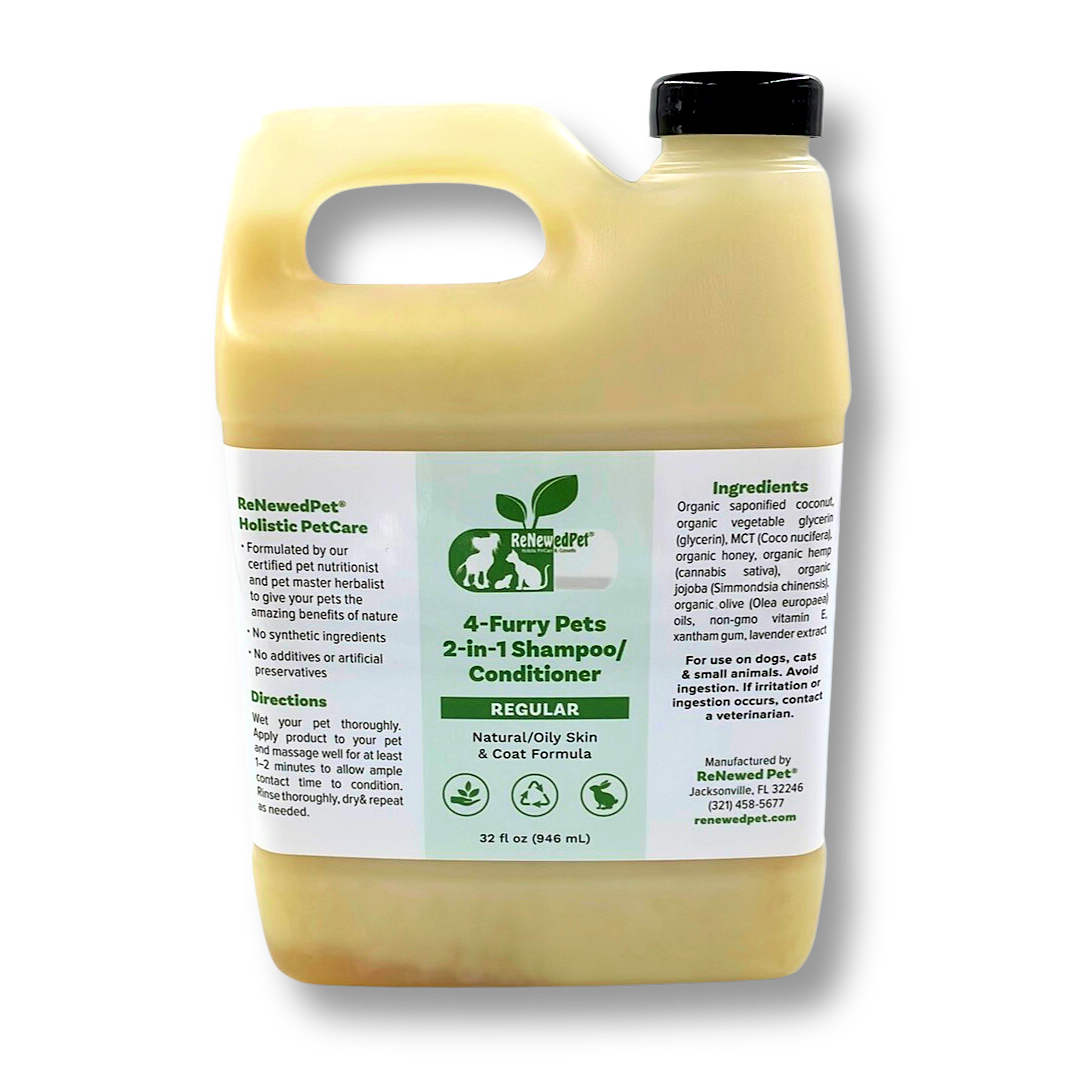 4-FURRY PETS 2-IN-1 *REGULAR SHAMPOO & CONDITIONER