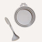 Tilley + Me Pet Food Saver Lid with Spoon - BPA-Free Silicone, Keeps Food Fresh