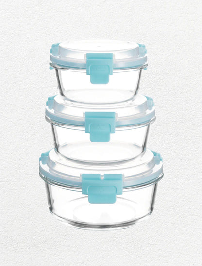 High Top Lid Round Containers