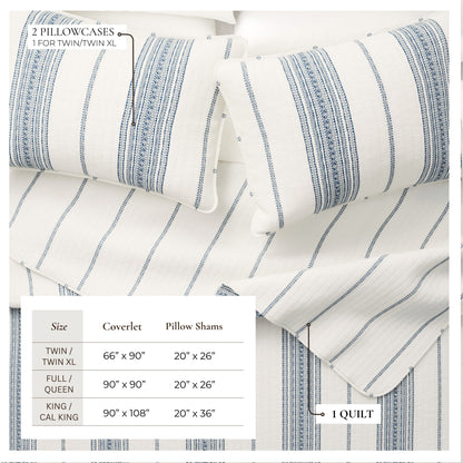 Stripe Quilt - Wesley Collection