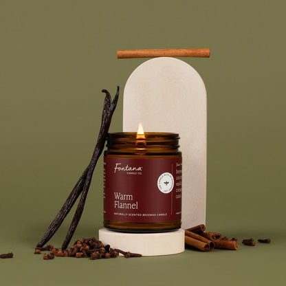 Warm Flannel Jar Candle