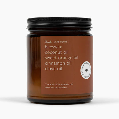 Cinnamon Orange Clove Jar Candle
