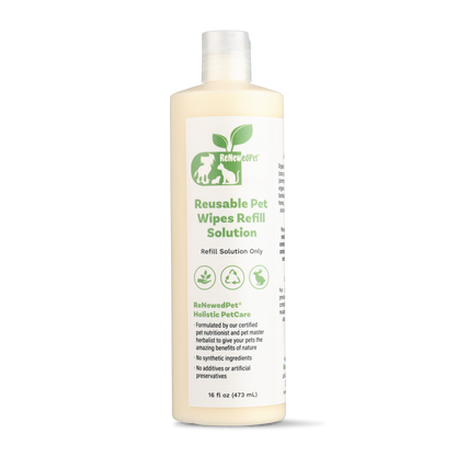 4-ALL PETS REUSABLE PET WIPES*Solution ONLY*